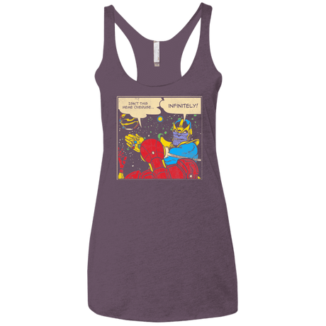 T-Shirts Vintage Purple / X-Small INFINITE SLAPS Women's Triblend Racerback Tank