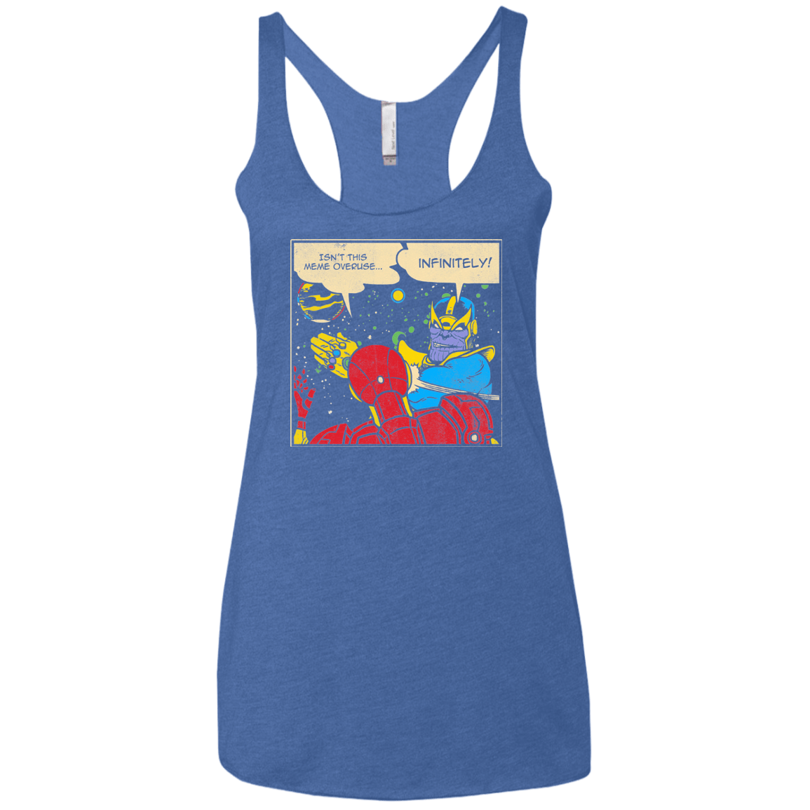 T-Shirts Vintage Royal / X-Small INFINITE SLAPS Women's Triblend Racerback Tank