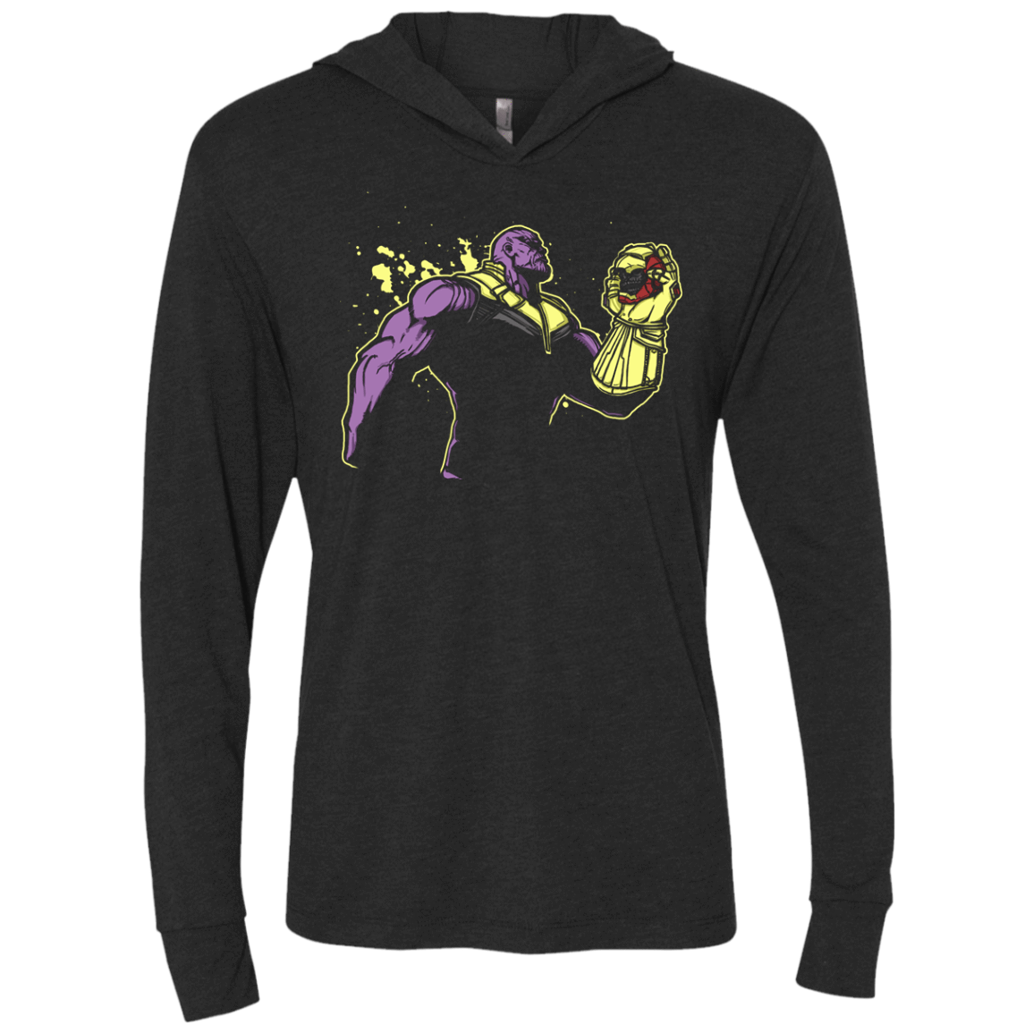 T-Shirts Vintage Black / X-Small Infinite Supremacy Triblend Long Sleeve Hoodie Tee