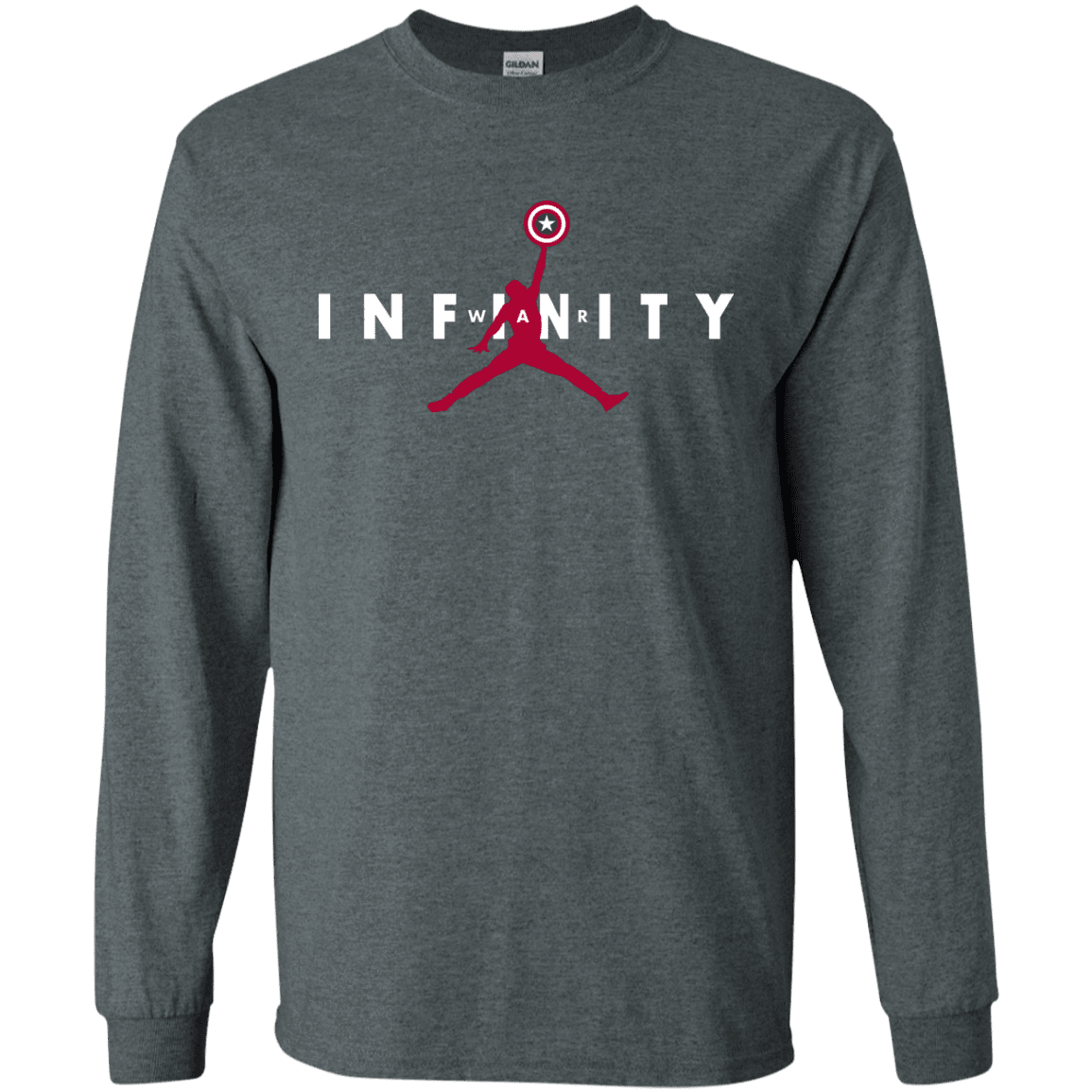 T-Shirts Dark Heather / S Infinity Air Men's Long Sleeve T-Shirt