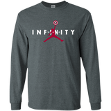 T-Shirts Dark Heather / S Infinity Air Men's Long Sleeve T-Shirt