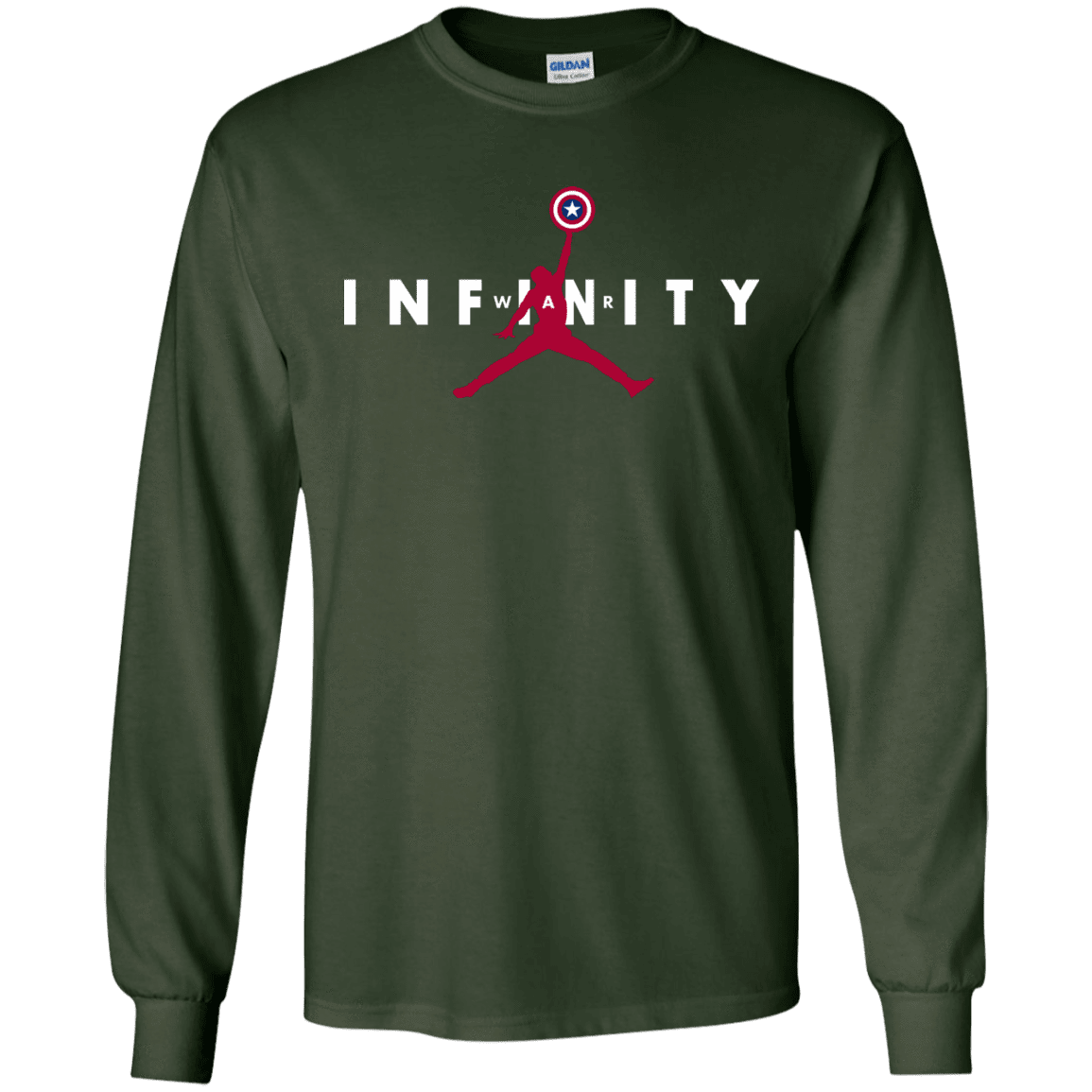 T-Shirts Forest Green / S Infinity Air Men's Long Sleeve T-Shirt