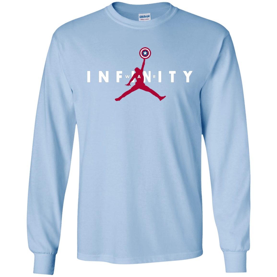 T-Shirts Light Blue / S Infinity Air Men's Long Sleeve T-Shirt