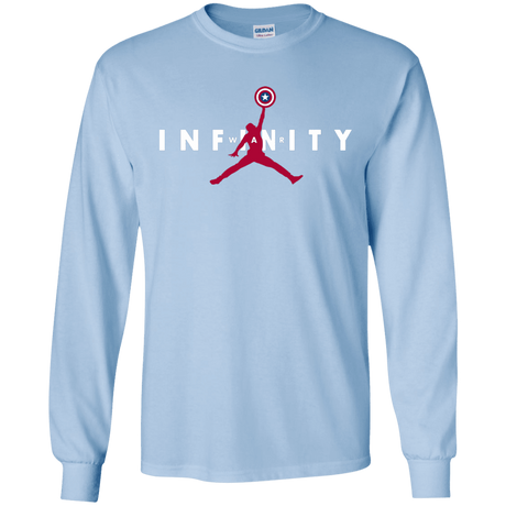 T-Shirts Light Blue / S Infinity Air Men's Long Sleeve T-Shirt