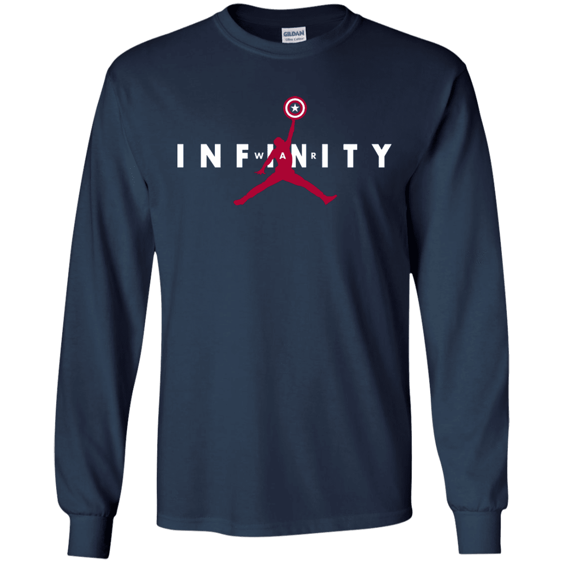 T-Shirts Navy / S Infinity Air Men's Long Sleeve T-Shirt