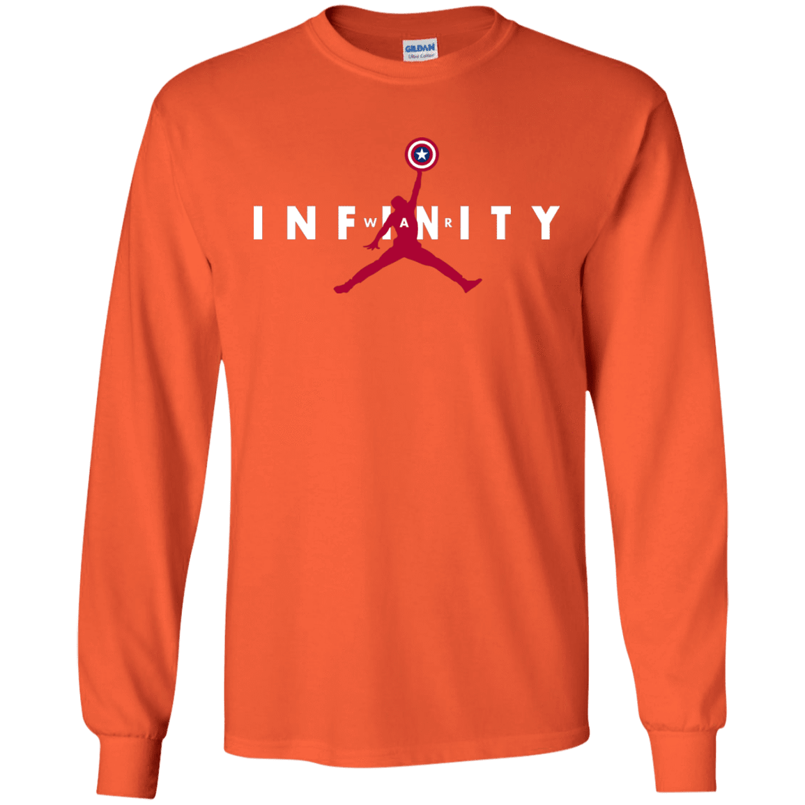 T-Shirts Orange / S Infinity Air Men's Long Sleeve T-Shirt