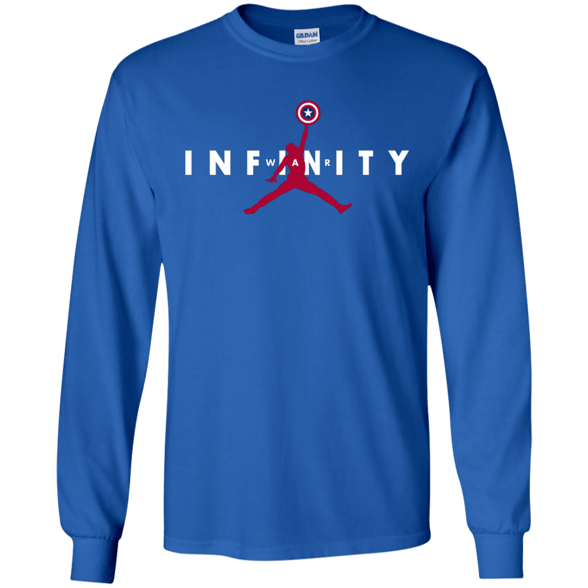 T-Shirts Royal / S Infinity Air Men's Long Sleeve T-Shirt