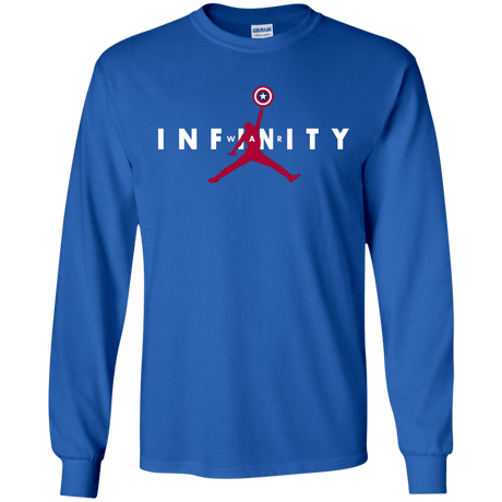 T-Shirts Royal / S Infinity Air Men's Long Sleeve T-Shirt