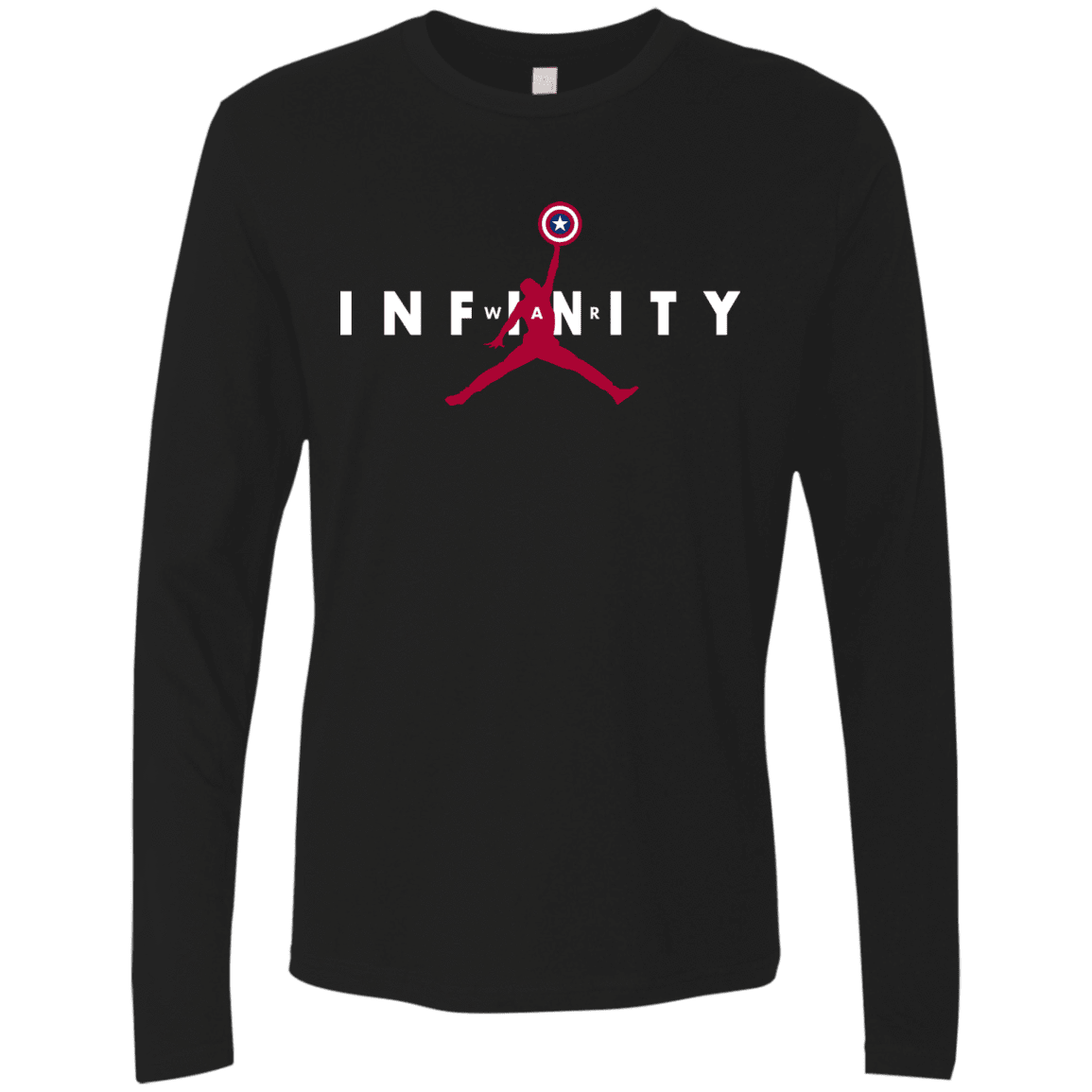T-Shirts Black / S Infinity Air Men's Premium Long Sleeve