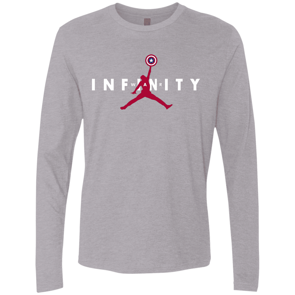 T-Shirts Heather Grey / S Infinity Air Men's Premium Long Sleeve