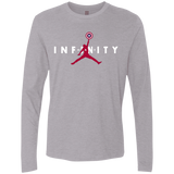 T-Shirts Heather Grey / S Infinity Air Men's Premium Long Sleeve