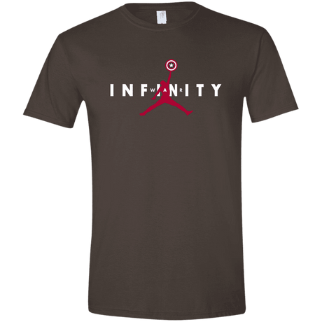 T-Shirts Dark Chocolate / S Infinity Air Men's Semi-Fitted Softstyle