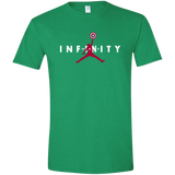 T-Shirts Heather Irish Green / S Infinity Air Men's Semi-Fitted Softstyle