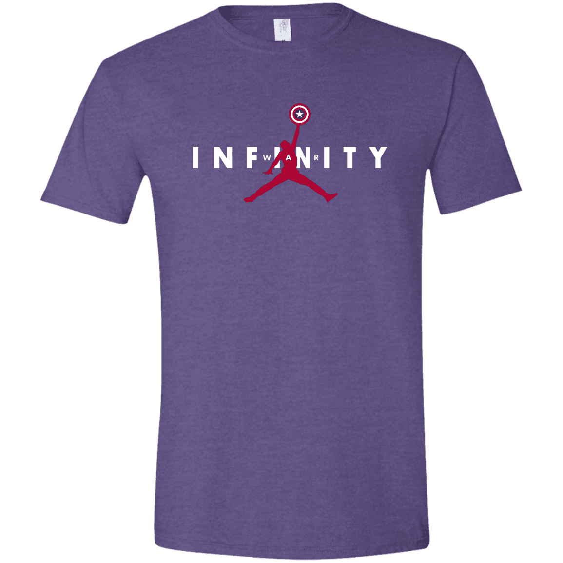 T-Shirts Heather Purple / S Infinity Air Men's Semi-Fitted Softstyle