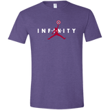 T-Shirts Heather Purple / S Infinity Air Men's Semi-Fitted Softstyle