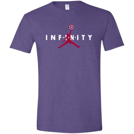 T-Shirts Heather Purple / S Infinity Air Men's Semi-Fitted Softstyle