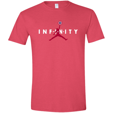 T-Shirts Heather Red / S Infinity Air Men's Semi-Fitted Softstyle