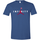 T-Shirts Heather Royal / X-Small Infinity Air Men's Semi-Fitted Softstyle
