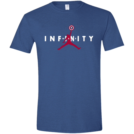 T-Shirts Heather Royal / X-Small Infinity Air Men's Semi-Fitted Softstyle
