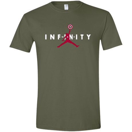 T-Shirts Military Green / S Infinity Air Men's Semi-Fitted Softstyle