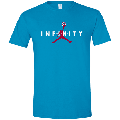 T-Shirts Sapphire / S Infinity Air Men's Semi-Fitted Softstyle