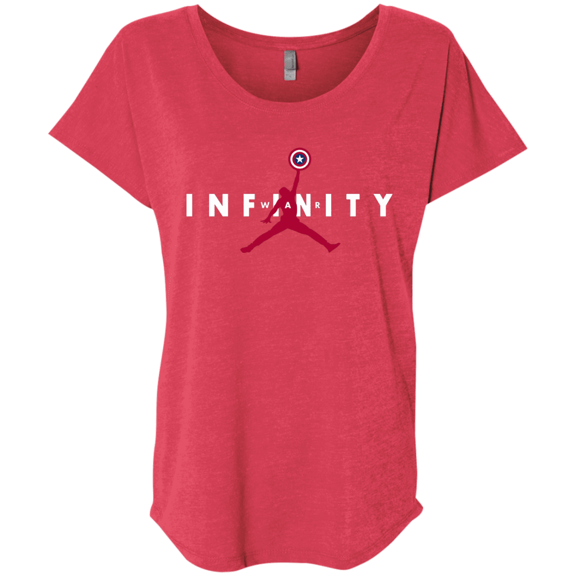 T-Shirts Vintage Red / X-Small Infinity Air Triblend Dolman Sleeve