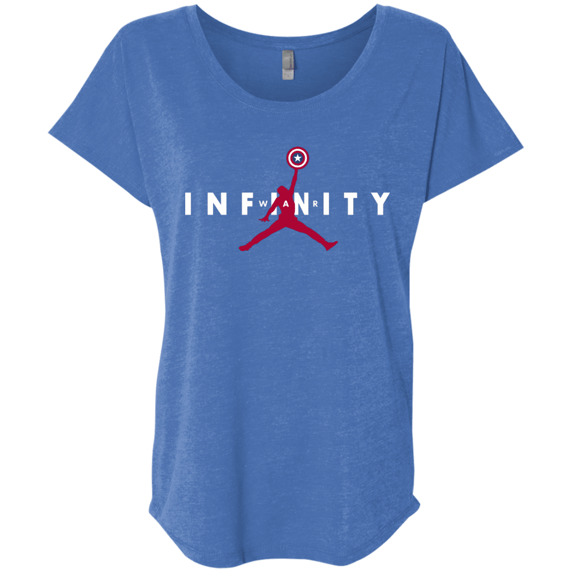 T-Shirts Vintage Royal / X-Small Infinity Air Triblend Dolman Sleeve