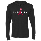 T-Shirts Vintage Black / X-Small Infinity Air Triblend Long Sleeve Hoodie Tee