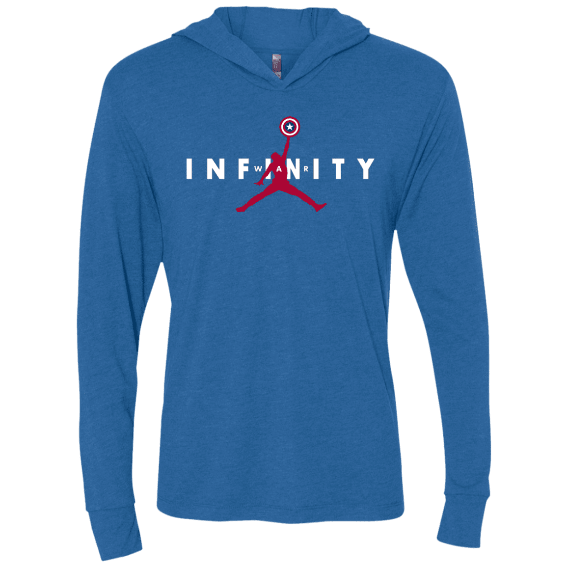 T-Shirts Vintage Royal / X-Small Infinity Air Triblend Long Sleeve Hoodie Tee