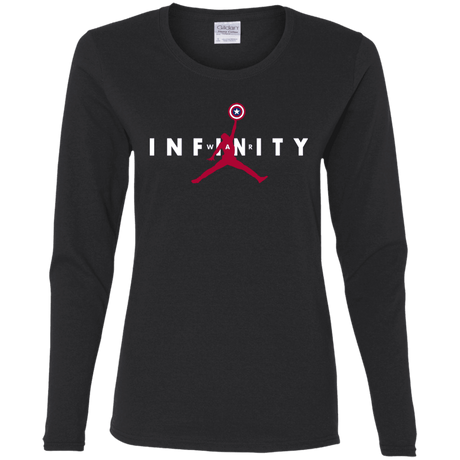 T-Shirts Black / S Infinity Air Women's Long Sleeve T-Shirt
