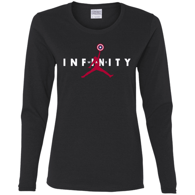 T-Shirts Black / S Infinity Air Women's Long Sleeve T-Shirt