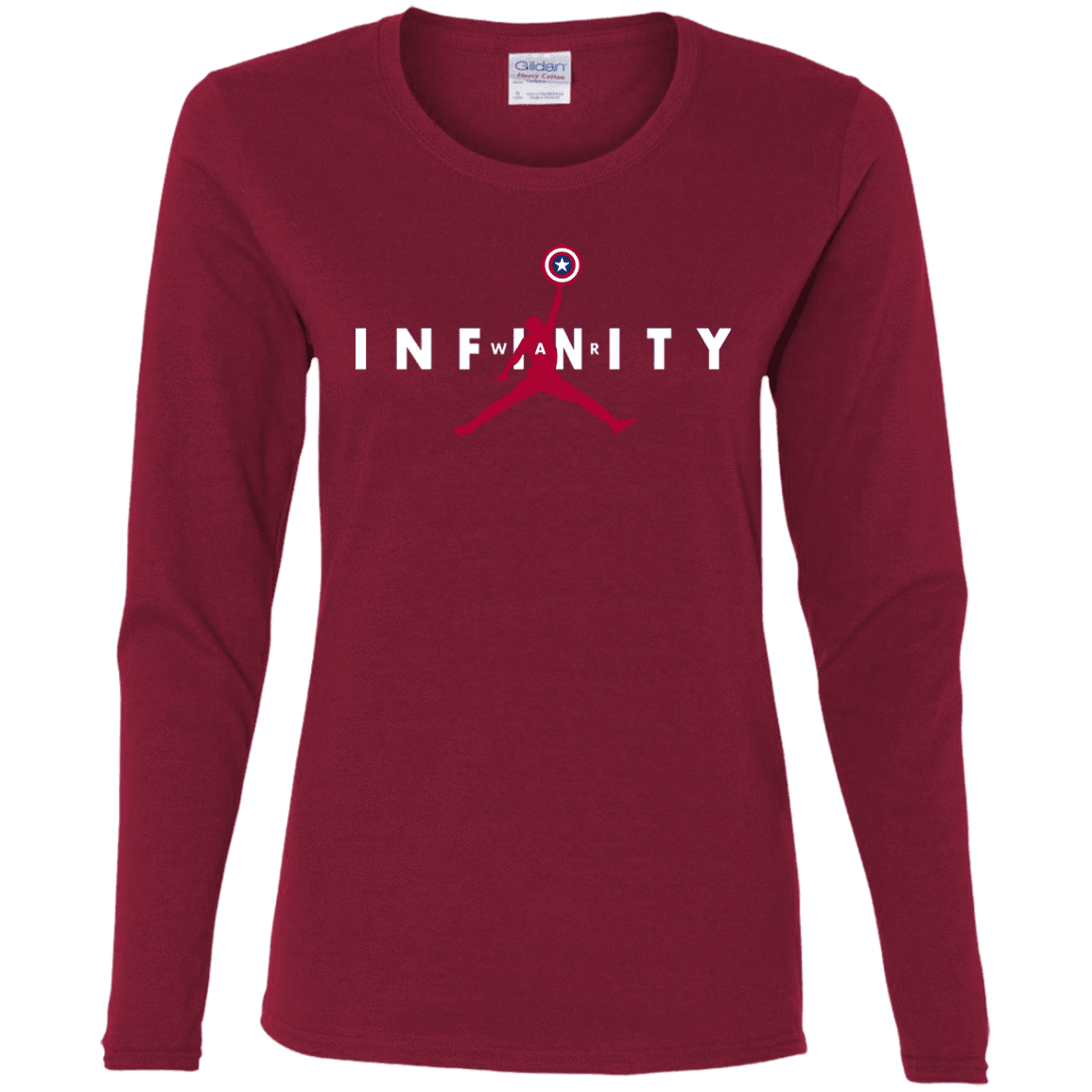 T-Shirts Cardinal / S Infinity Air Women's Long Sleeve T-Shirt