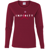 T-Shirts Cardinal / S Infinity Air Women's Long Sleeve T-Shirt