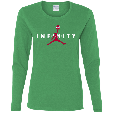 T-Shirts Irish Green / S Infinity Air Women's Long Sleeve T-Shirt