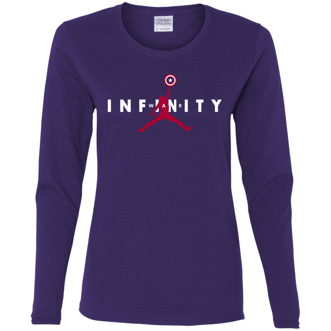 T-Shirts Purple / S Infinity Air Women's Long Sleeve T-Shirt