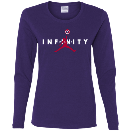 T-Shirts Purple / S Infinity Air Women's Long Sleeve T-Shirt