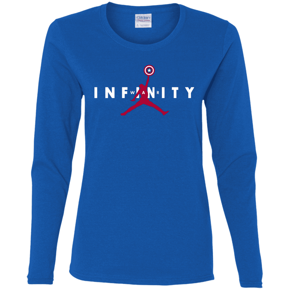 T-Shirts Royal / S Infinity Air Women's Long Sleeve T-Shirt