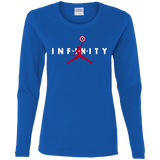 T-Shirts Royal / S Infinity Air Women's Long Sleeve T-Shirt