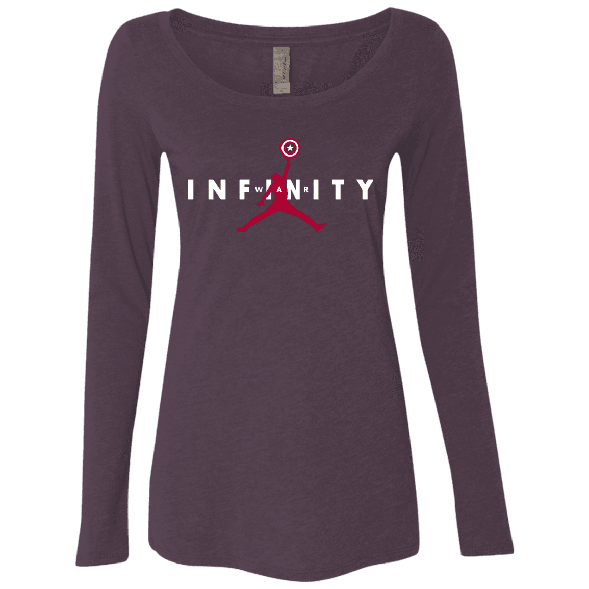 T-Shirts Vintage Purple / S Infinity Air Women's Triblend Long Sleeve Shirt