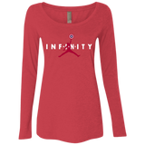 T-Shirts Vintage Red / S Infinity Air Women's Triblend Long Sleeve Shirt