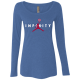T-Shirts Vintage Royal / S Infinity Air Women's Triblend Long Sleeve Shirt