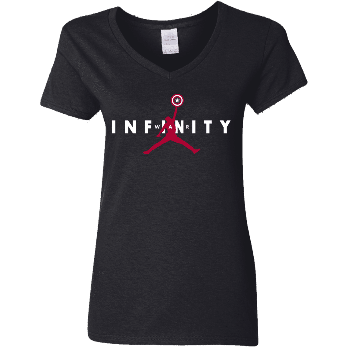 T-Shirts Black / S Infinity Air Women's V-Neck T-Shirt