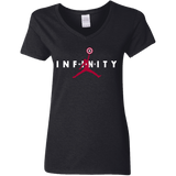 T-Shirts Black / S Infinity Air Women's V-Neck T-Shirt