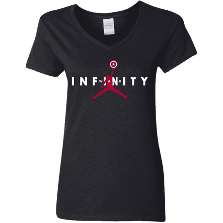 T-Shirts Black / S Infinity Air Women's V-Neck T-Shirt