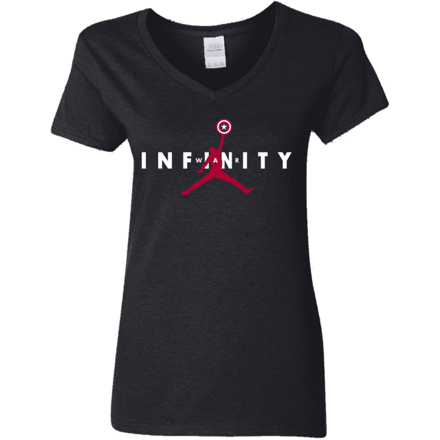 T-Shirts Black / S Infinity Air Women's V-Neck T-Shirt