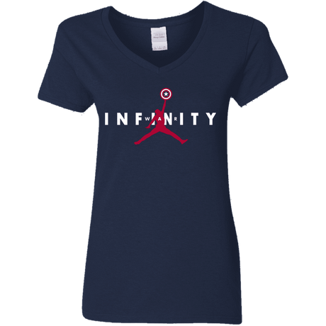 T-Shirts Navy / S Infinity Air Women's V-Neck T-Shirt