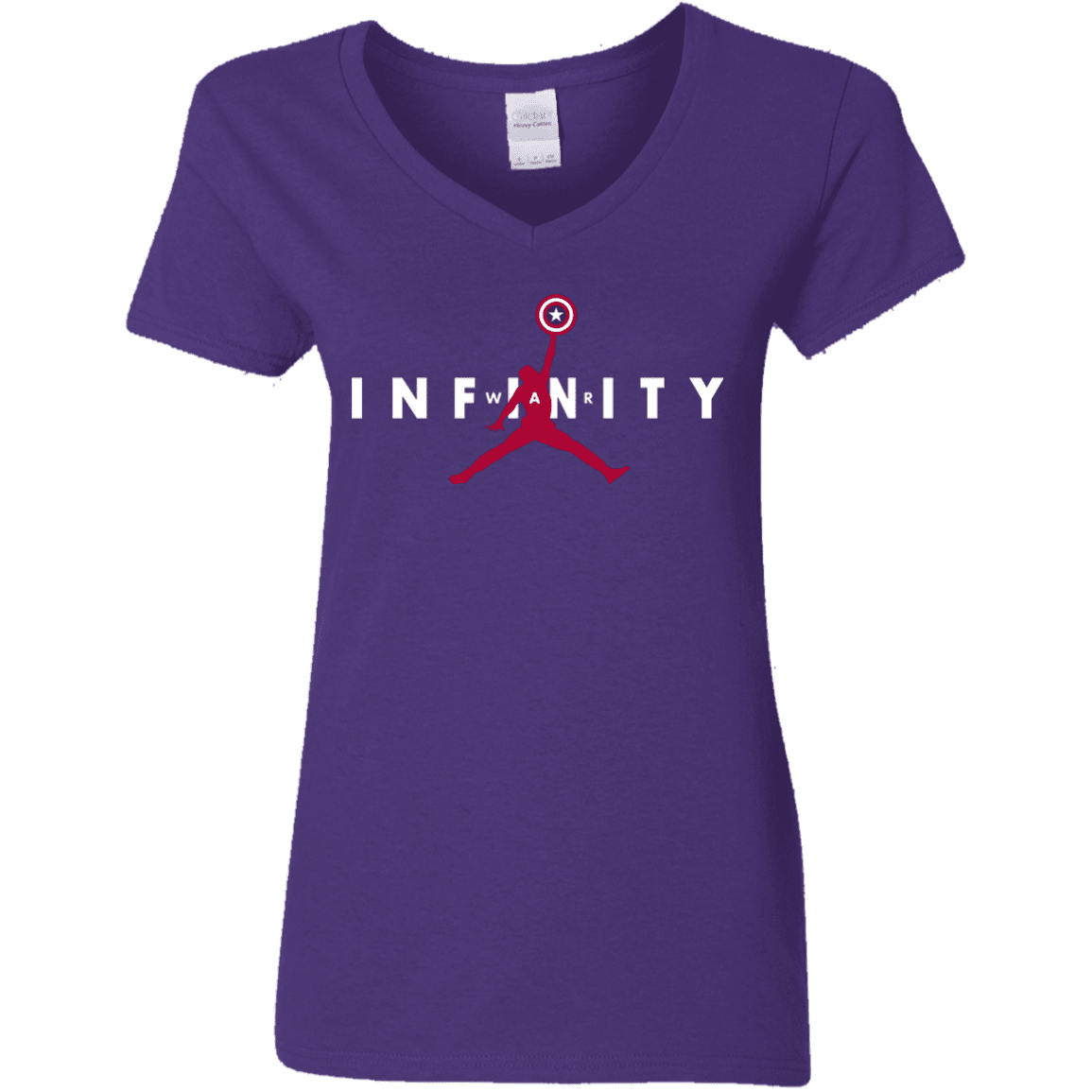 T-Shirts Purple / S Infinity Air Women's V-Neck T-Shirt