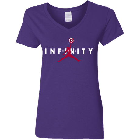 T-Shirts Purple / S Infinity Air Women's V-Neck T-Shirt