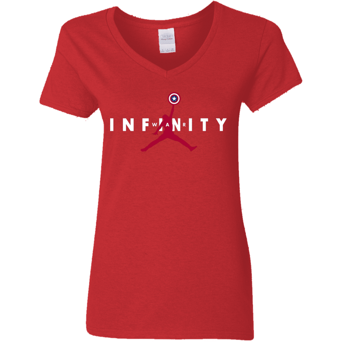 T-Shirts Red / S Infinity Air Women's V-Neck T-Shirt