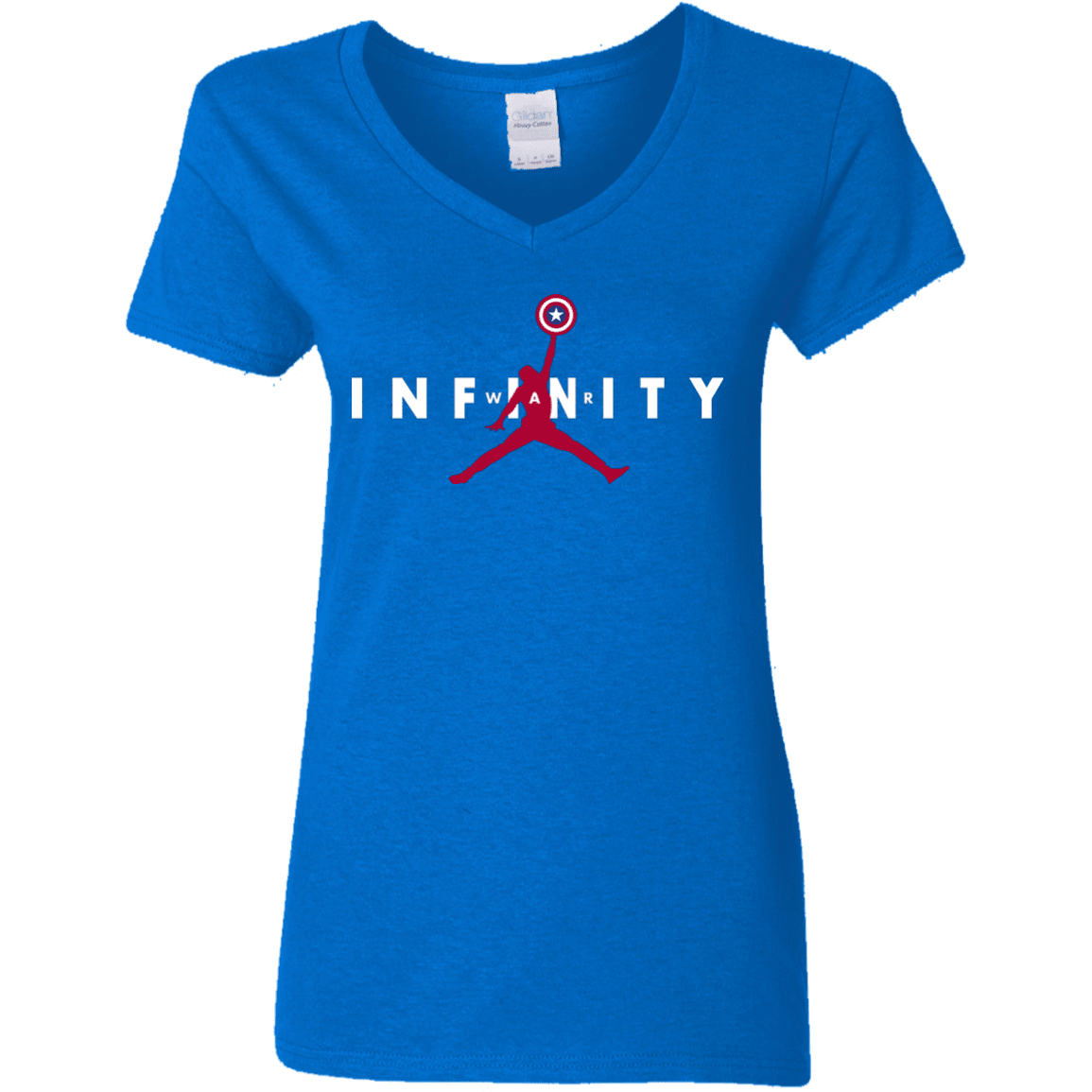 T-Shirts Royal / S Infinity Air Women's V-Neck T-Shirt